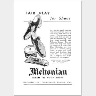 Meltonian - Leather Cream for Good Shoes - 1931 Vintage Advert Posters and Art